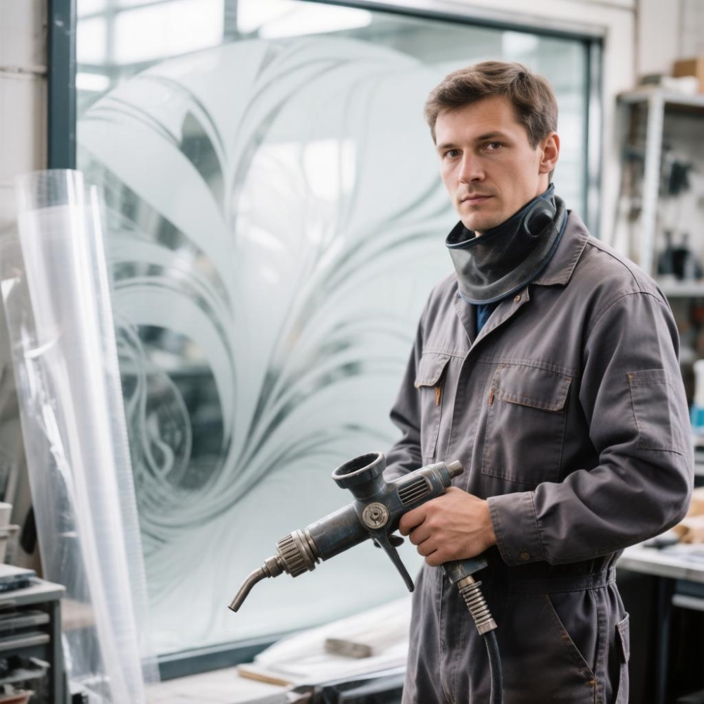 Пескоструйщик по стеклу