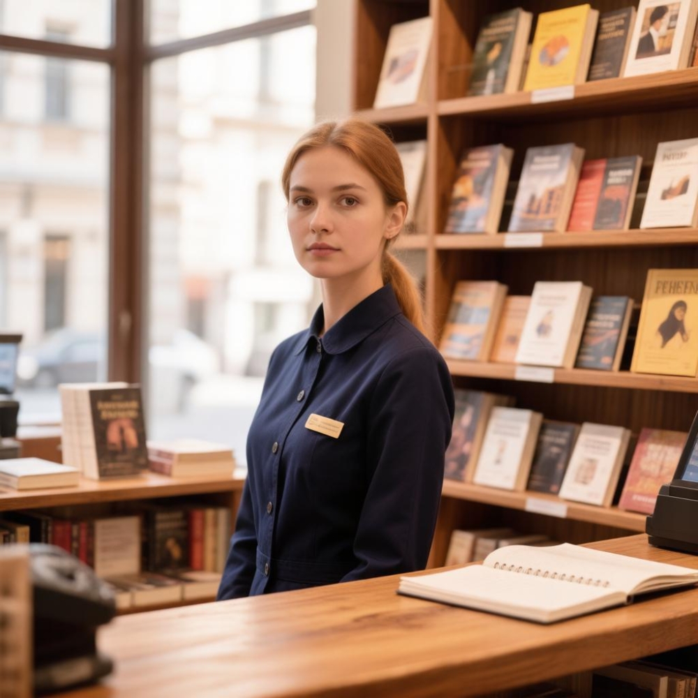 Продавец книжного магазина