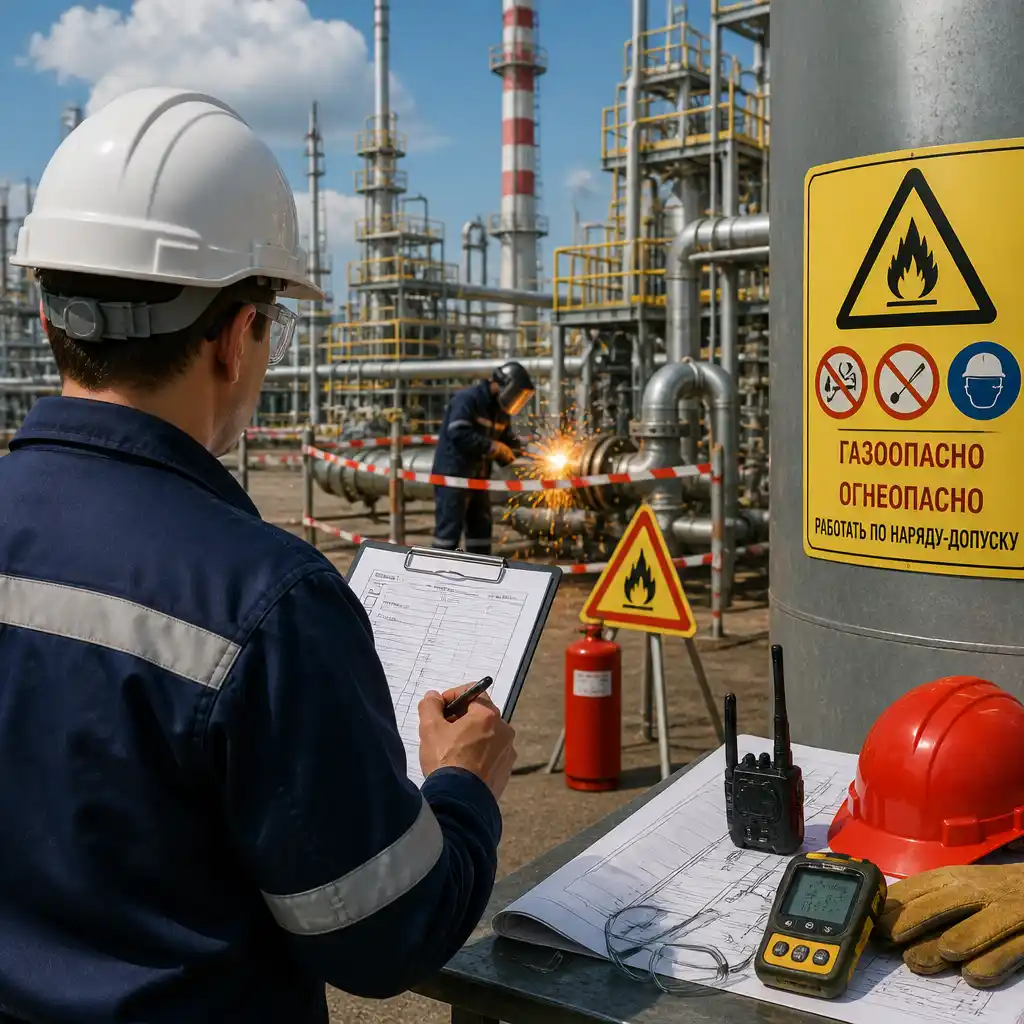 Безопасное ведение газоопасных, огневых и ремонтных работ
