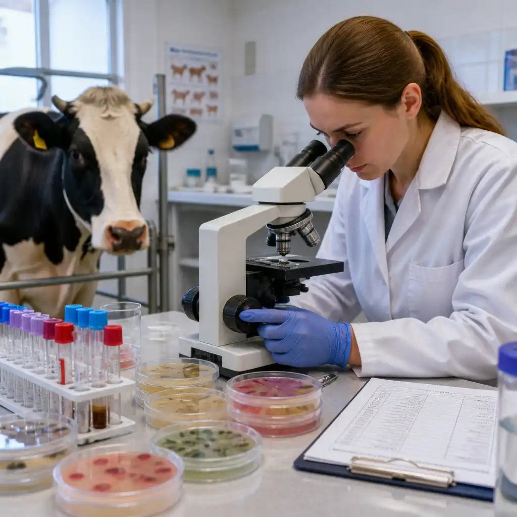 Диагностика бактериальных болезней сельскохозяйственных и непродуктивных животных