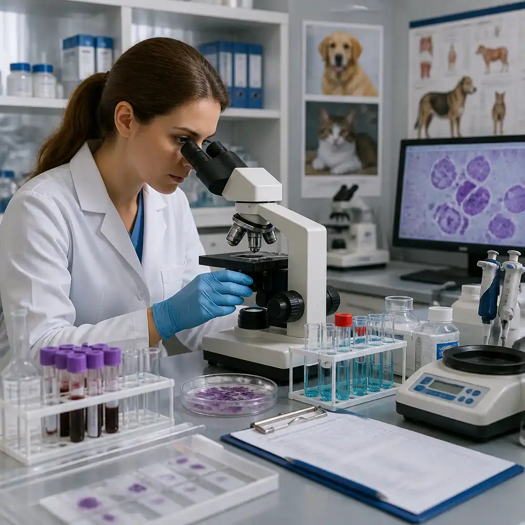 Лабораторные исследования в ветеринарных лабораториях