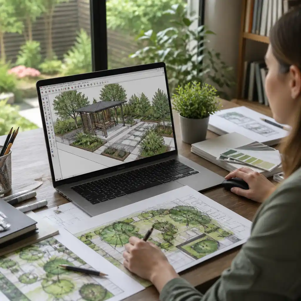 SketchUp для ландшафтных дизайнеров