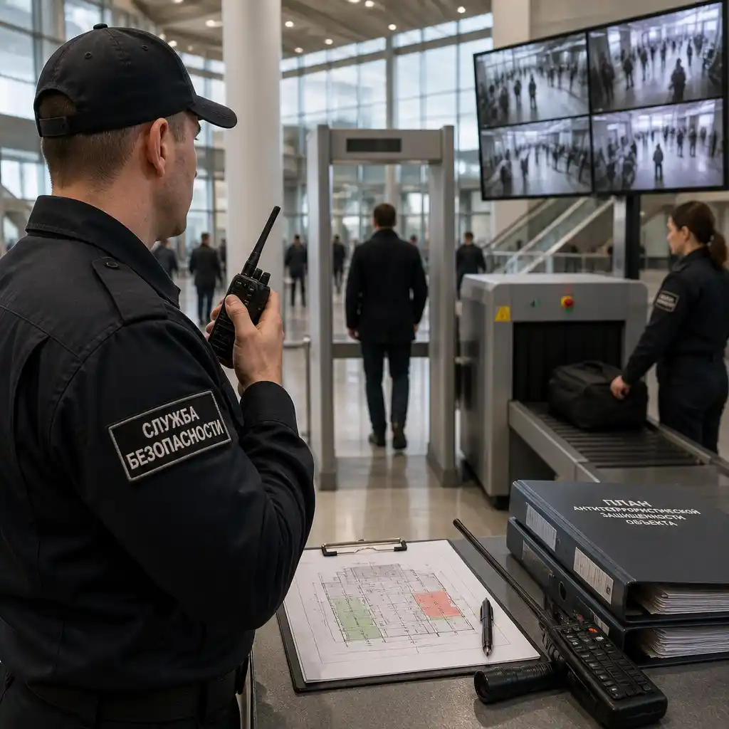 Охрана и обеспечение антитеррористической защищённости и безопасности объектов с массовым пребыванием людей